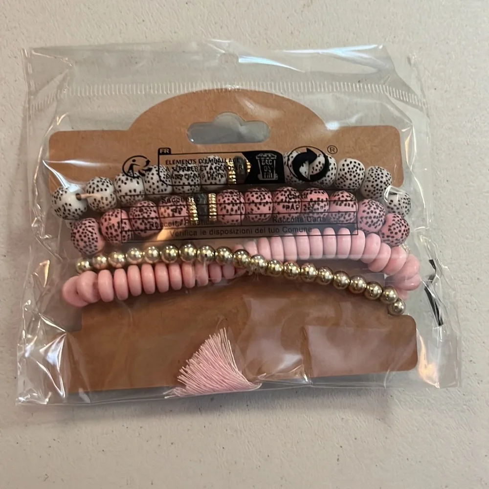 New Boho stackable stretch bead bracelets. (4) - Picture 3 of 4